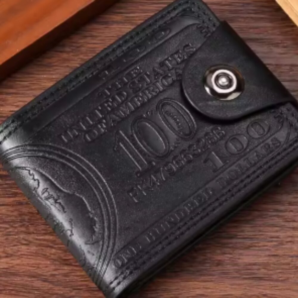 black wallet ben franklin